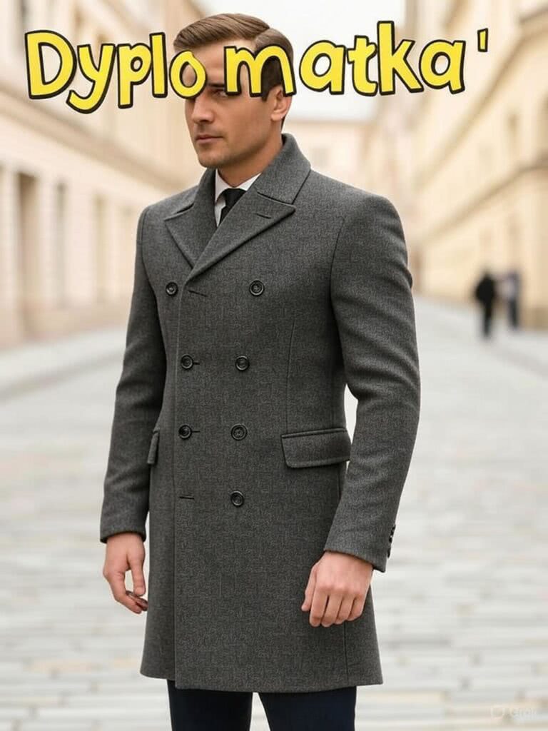 Dyplomatka – szyty na miarę płaszcz dla eleganckiego mężczyzny