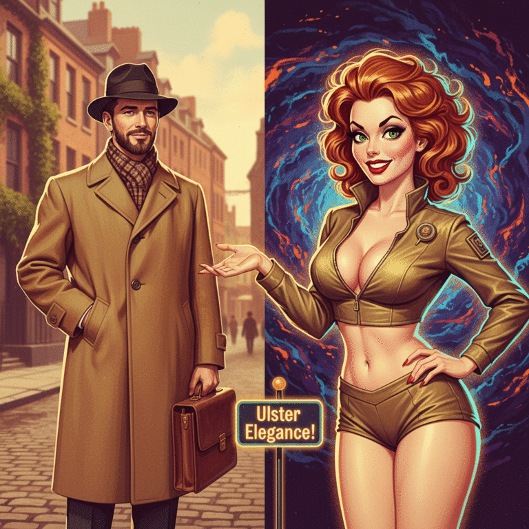 Elegancki mężczyzna w płaszczu Ulster – sztuka stylowego savoir-vivre