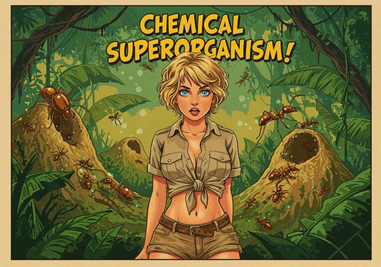 Komunikacja chemiczna u mrówek i termitów – Jak imperium owadów myśli jak jeden organizm?