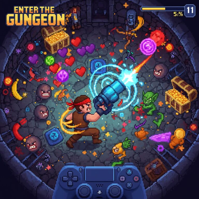 Enter the Gungeon – szaleńcze strzelaniny w podziemnym arsenale na PS4