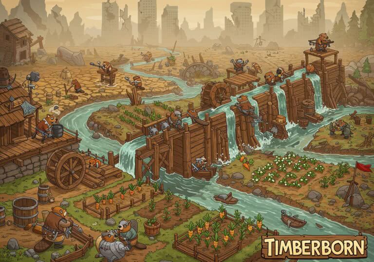 Bobry kontra beton – Jak Timberborn rewolucjonizuje symulatory budowania miast