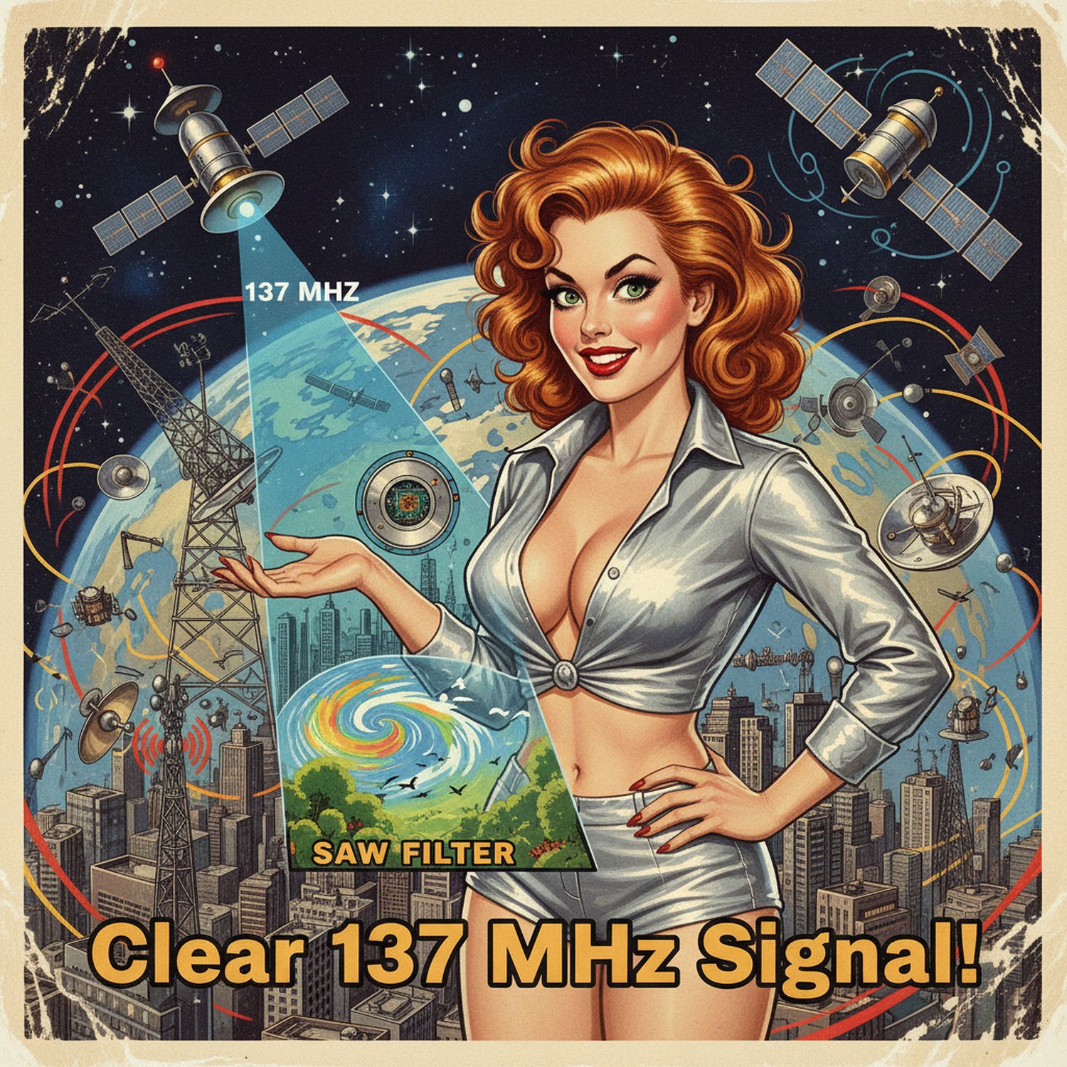 Cykl - Satelity Pogodowe - Fale Radiowe z Kosmosu - SDR w Meteorologii Satelitarnej NOAA