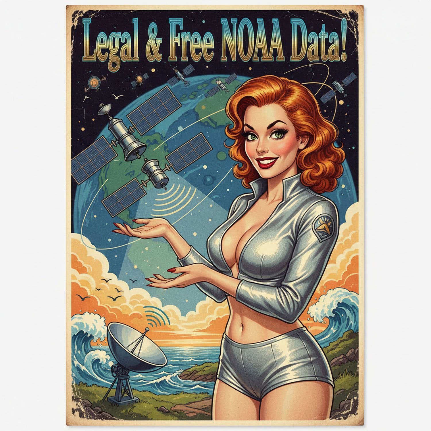 Cykl - Satelity Pogodowe - Fale Radiowe z Kosmosu - SDR w Meteorologii Satelitarnej NOAA
