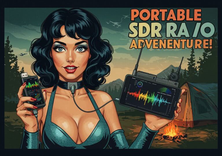 Przenośne studio SDR na smartfonie – nasłuch radia w podróży z kablem OTG